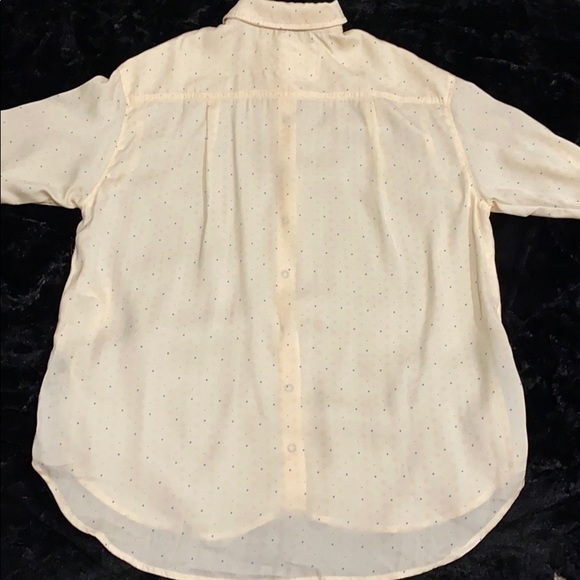 Free People All Smiles Shirt Ivory Combo. XS - Picture 10 of 15
